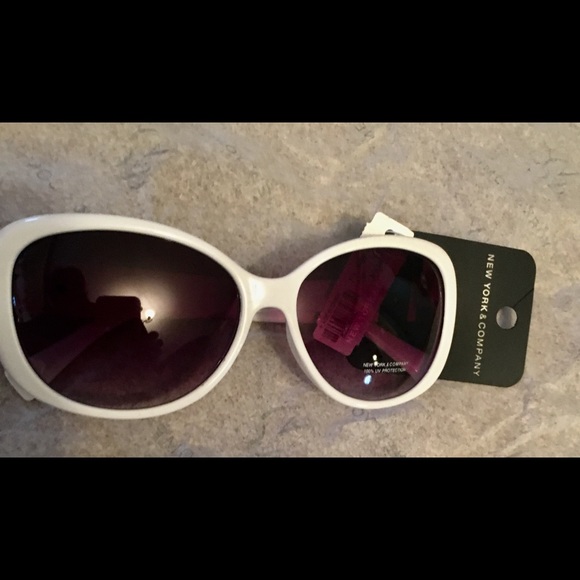 New York & Company Accessories - 🆕〰️White with black polka dots sunglasses 😎